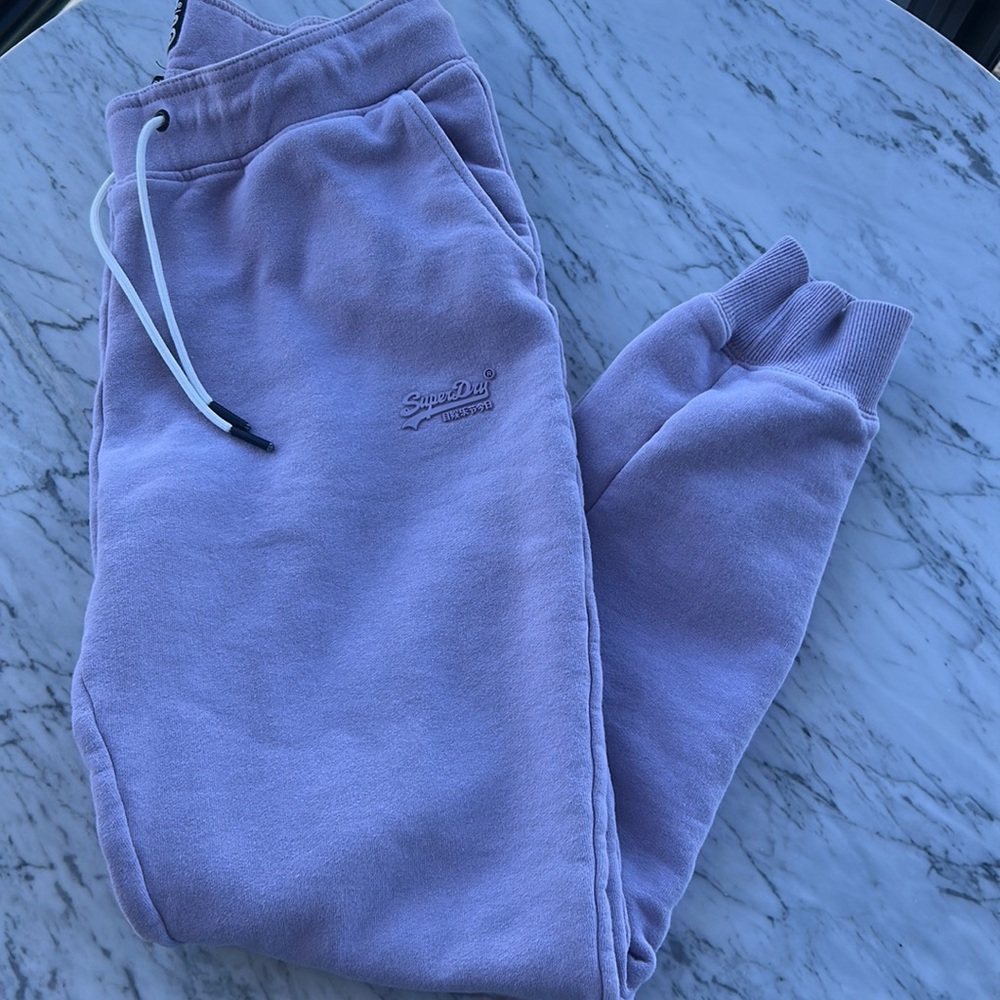SuperDry-Lilac Joggers Size 8